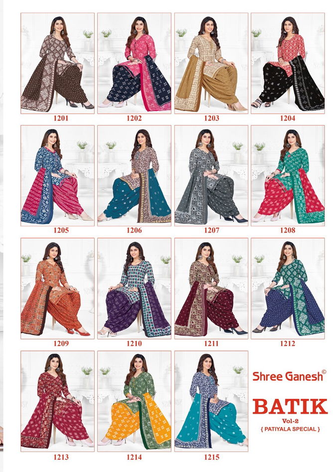 Shree Ganesh Batik Vol 2 Cotton  ReadyMade Dress Catalog
